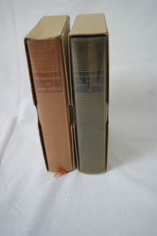 null LA PLEIADE, Lot de 2 volumes : "Romanciers du XVIIe siècle" (1958) et "Romanciers...