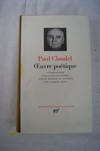 null LA PLEIADE, Paul CLAUDEL "Oeuvres poétiques" (1967).