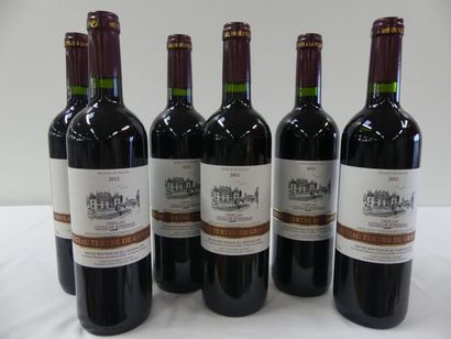 null 6 bouteilles Château Tertre de Graveline, Cadillac Côtes de Bordeaux, 2012