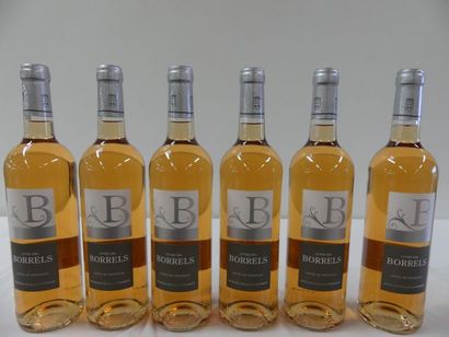 null 6 bouteilles de Côtes de Provence Rosé, Cuvée des Borrels, Cave des Vignerons...