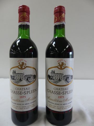 null 2 bouteilles de Château Chasse Spleen, Moulis en Médoc, 1975 (HE)