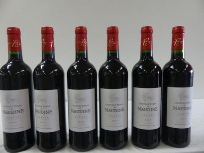 null 6 bouteilles de Graves Rouge, Château Perin de Naudine, 2013
