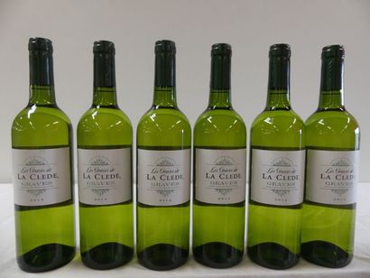 null 6 bouteiilles de Graves Blanc, Les Graves de la Clède, 2014