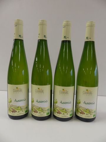 null 4 bouteilles d'Alsace Auxerrois, Cleebourg, Vin issu de la culture bio, 201...