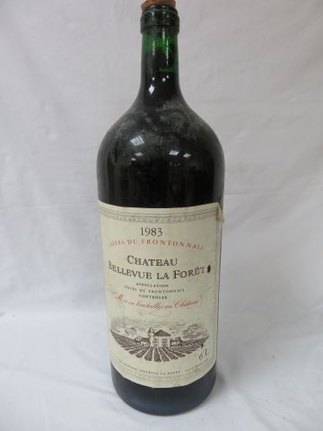null Mathusalem (6 L) de Côtes de Frontonnais, Château Bellevue La Forêt, 1983. (TLB,...