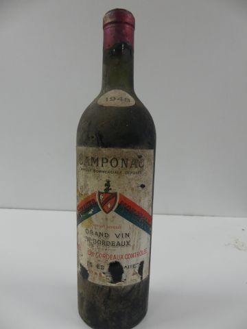 null Bouteille de Camponac Grand Vin de Bordeaux 1948 (ME, EA sale)