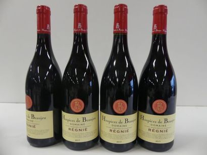 null 4 bouteilles de Hospices de Beaujeu, Régnié, Domaine Demoiselle Chatenay 20...