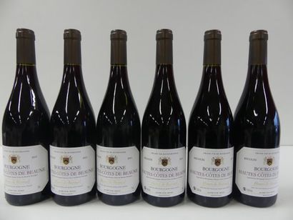null 6 bouteilles de Bourgogne Rouge, Hautes Côtes de Beaune, Henri de Bareuil, ...