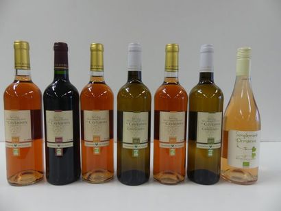 null Lot de 7 bouteilles : 3 Cévennes Rosé Les Vignerons de Tornac 2013 ; 2 Chardonnay...