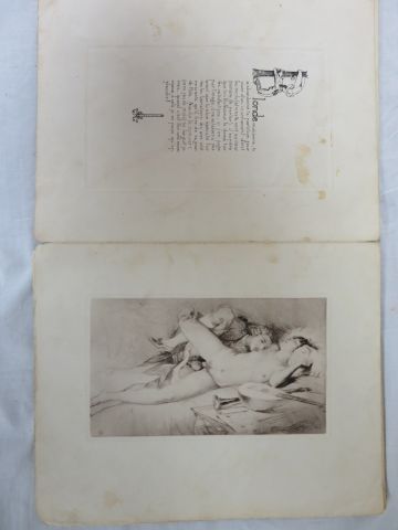 null BECAT Paul-Emile "8 images avec leur texte". Paris, 1932. Exemplaire numéroté...