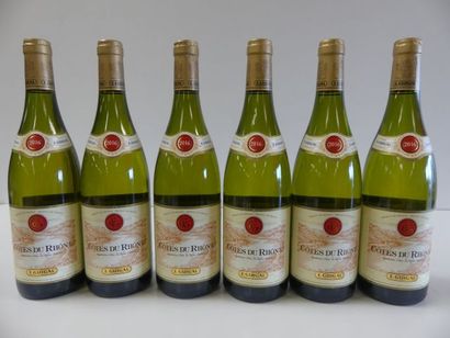 null 6 bouteilles de Côtes du Rhône Blanc, E. Guigal, 2016
