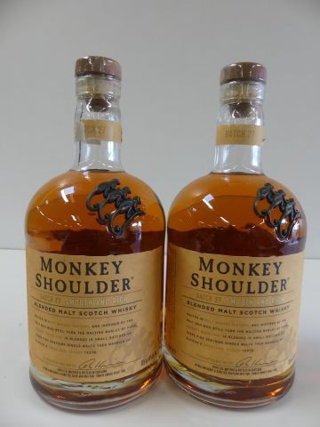 null 2 bouteilles de Whisky Blended Malt Scotch Whisky Monkey Shoulder Smooth and...