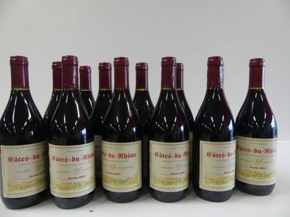 null 12 bouteilles de Côtes du Rhône Rouge Domaine Antoine de Carnet 2003