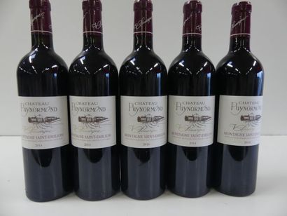 null 5 bouteilles de Montagne St Emilion Château Puynormond V. Lamarque 2014