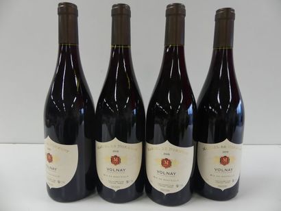 null 4 bouteilles de Bourgogne Rouge, Volnay, Marcel de Normont 2015