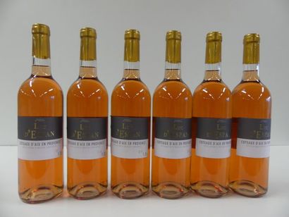 null 6 bouteilles de Côteaux d'Aix en Provence Rosé Luc d'Espan 2015