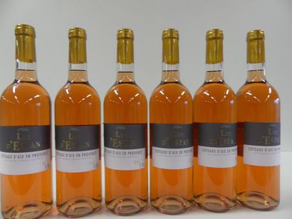 null 6 bouteilles de Côteaux d'Aix en Provence Rosé Luc d'Espan 2015