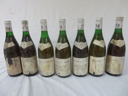 null 7 bouteilles de Côtes du Lubeyron, Domaine de l'Isolette, Blanc de Blanc, 1982....