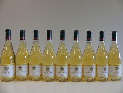 null 9 bouteilles de Côtes du Rhône Blanc, Louis d'Armont, 2013