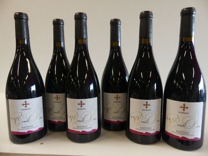 null 6 bouteilles Domaine de la Combe Dieu, Rasteau, Vin de la Vallée du Rhône, Btles...