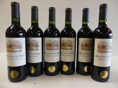 null 6 bouteilles de Château Béchade du Roc, Bordeaux Supérieur, Médaille d'Or, ...