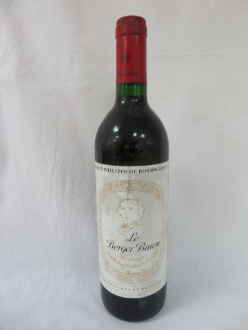 null 1 bouteille de Bordeaux, Baron Philippe de Rothschild Le Berger Baron, sd.