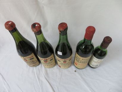 null 4 bouteilles de Saint Emilion : 3 de Château Larose Pourret et une de Château...