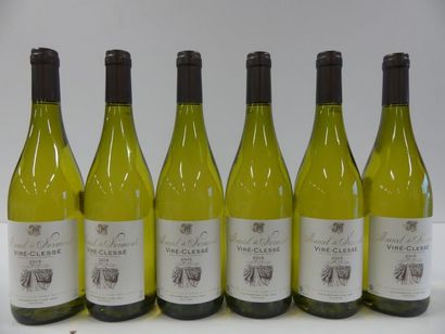 null 6 bouteilles de Bourgogne Blanc, Viré Clessé, Marcel de Normont, 2015