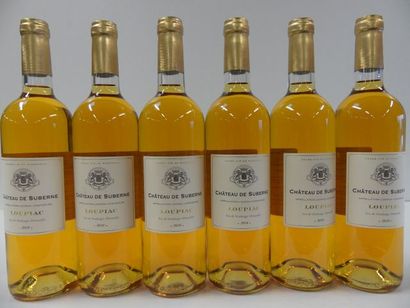 null 6 bouteilles de Loupiac, Château de Suberne, Vendanges manuelles, 2016