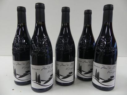 null 5 bouteilles de Vacqueyras, Domaine Mas du Sud, AOC, 2015