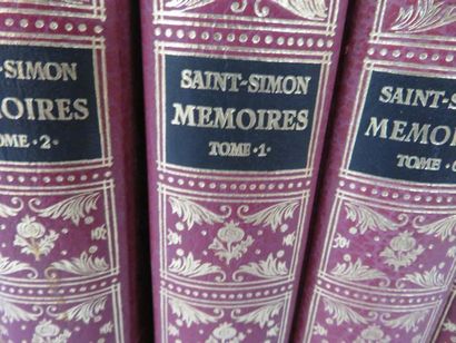 null Jean de BONNOT, Saint-Simon "Mémoires", 22 volumes, 1966