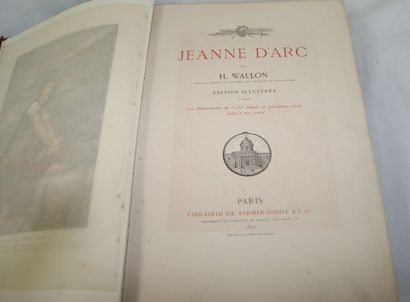 null H. WALLON "Jeanne d'Arc" Paris, Firmin-Didot. (une page déchirée).
