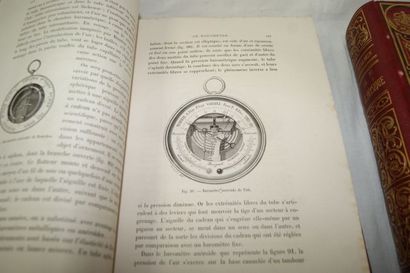 null Amédée GUILLEMIN "Le Monde physique" Tome 1 et 3. Paris, Hachette, 1881 et ...