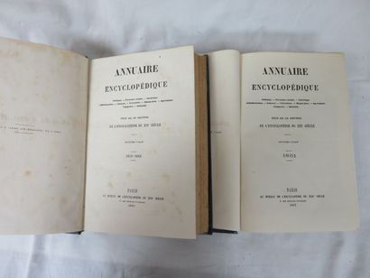 null Annuaire encyclopédique, 2e édition. Edition du bureau de l'Encyclopédie du...