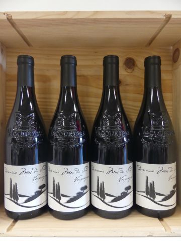 null 4 bouteilles de Vacqueyras Les Mas du Sud, Le Club des Vignerons 2015