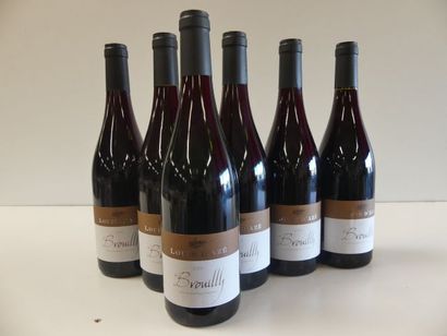 null 6 bouteilles de Brouilly, Cru du Beaujolais, Louis d'Azé, Cuvée N°2, 2013