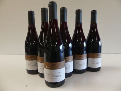 null 6 bouteilles de Brouilly, Cru du Beaujolais, Louis d'Azé, Cuvée N°2, 2013