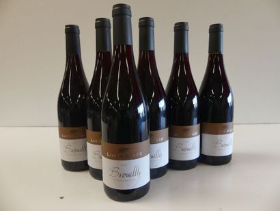 null 6 bouteilles de Brouilly, Cru du Beaujolais, Louis d'Azé, Cuvée N°2, 2013