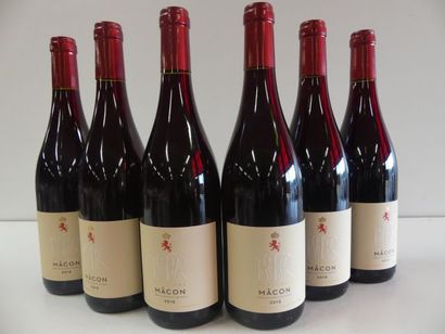 null 6 bouteilles de Bourgogne Rouge Macon, L'Ephemère, 2016