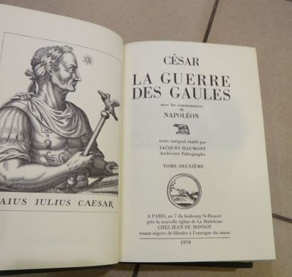 null Jean de BONNOT : Jules César "La Guerre des Gaules", 2 volumes, 1970