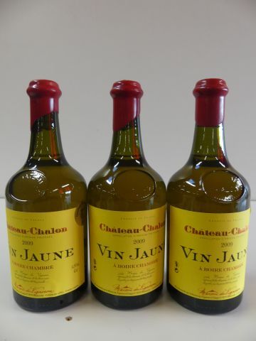 null 3 bouteilles de Château Chalon, La Maison du Vigneron, Vin Jaune du Jura, 2...