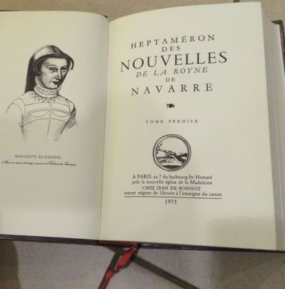 null Jean de BONNOT, Marguerite de Navarre "Heptaméron", 2 volumes, 1973