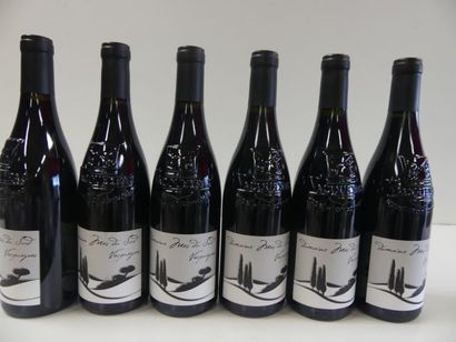 null 6 bouteilles de Vacqueyras Rouge, Domaine du Mas du Sud, 2015