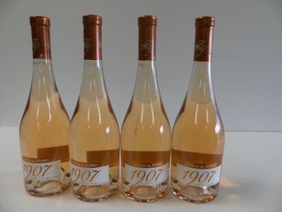 null 4 bouteilles de Château des Marres Côtes de Provence Rosé Cuvée 1907 Propriétaire...