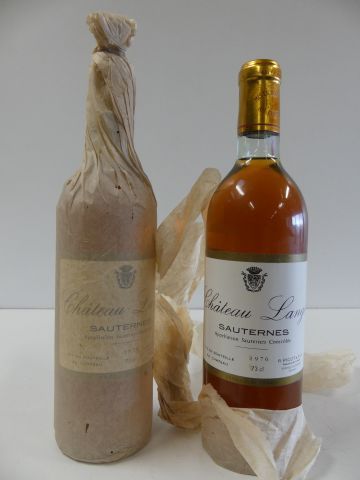 null 2 bouteilles de Sauternes, Château Lange, 1976