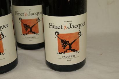 null 9 bouteilles de Faugères, Binet Jacquet, 2014