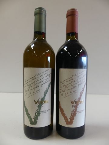 null Lot de 2 bouteilles : 1 bouteille Domaine Drouet, Vin des Charentes Rouge 1999...