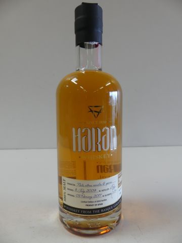 null Whisky Haran, Edition limitée, bouteille portant le N°6980, 100 % malt, 200...