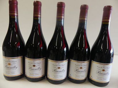 null 5 bouteilles de Brouilly Vieilles Vignes, Domaine Valette 2017, Btles lourd...
