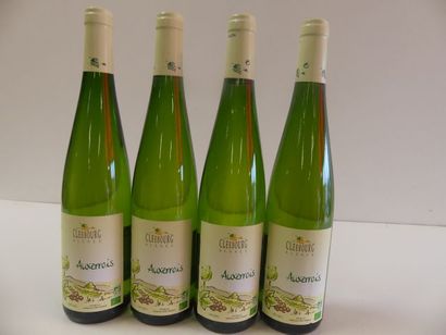 null 4 bouteilles d'Alsace Auxerrois. Vin issu de la culture Bio 2012